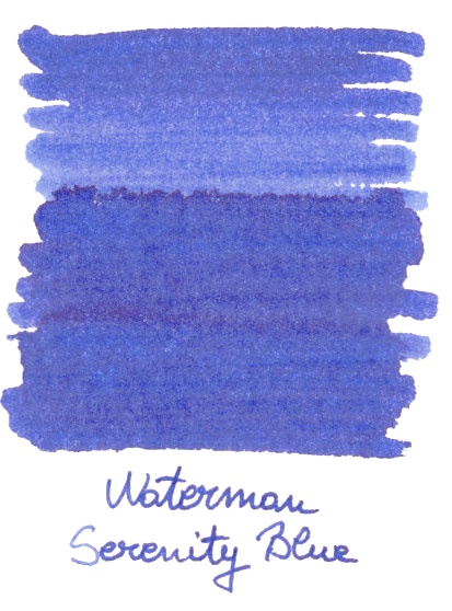 Чернила в картридже Waterman Blue MINI  (в упаковке 6 картриджей)