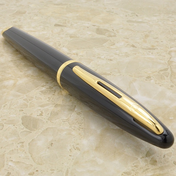Ручка-роллер Waterman Carene, цвет: Black GT, стержень: Fblk