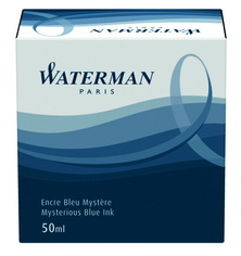 Флакон с чернилами Waterman для перьевой ручки, цвет: Blue/Dark