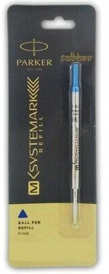 Стержень шариковый Parker (Beta/Folio) «M Systemark refill» синий, 102мм, 0,8мм, метал. корпус, блистер