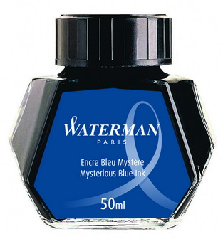 Флакон с чернилами Waterman для перьевой ручки, цвет: Blue/Dark