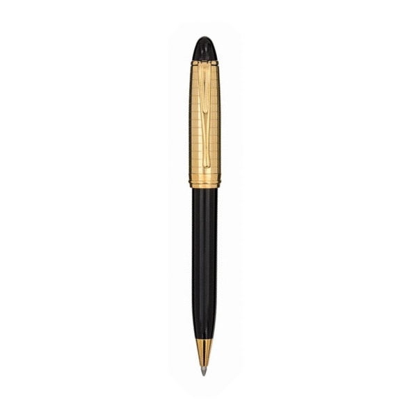 Шариковая ручка Aurora Ipsilon Quadra Gold/Black, в подарочной коробке