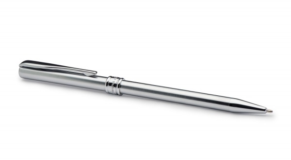 Шариковая ручка Aurora Magellano satin chrome CT, в подарочной коробке