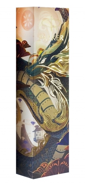 Шариковая ручка Parker IM Monochrome Brown Dragon Special Edition, стержень:M, цвет чернил: blue, в подарочной упаковке.