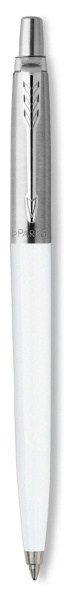 Шариковая ручка Parker Jotter ORIGINALS WHITE CT, стержень: Mblue ЭКО-УПАКОВКА