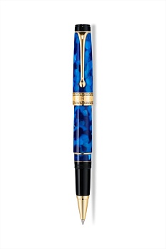 Ручка-роллер Aurora Optima Auroloide Variegated Blue GT, в подарочной коробке