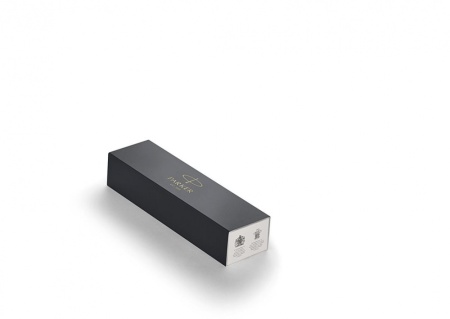 Ручка роллер Parker IM Premium Warm Silver (grey)  GT, стержень: F, цвет чернил: black, в подарочной упаковке.