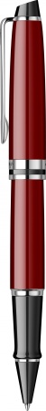 Ручка-роллер Waterman "Expert Dark Red Lacquer CT Black", стержень: Fblk