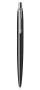 Шариковая ручка Parker Jotter Essential, Satin Black CT, стержень: M, цвет чернил : blue