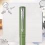 Ручка-роллер Parker Vector XL Green CT, цвет чернил black, стержень: F, в подарочной упаковке.