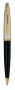 Шариковая ручка Waterman Carene De Luxe, цвет: Black/Silver, стержень: Mblue