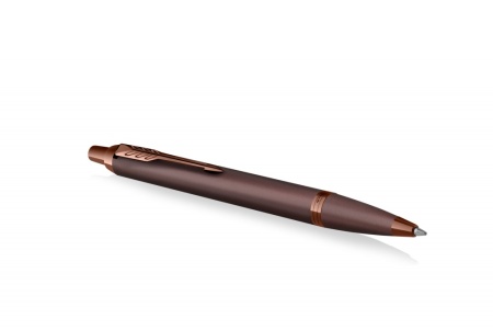 Шариковая ручка Parker IM Monochrome Brown, стержень:M, цвет чернил: blue, в подарочной упаковке.