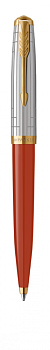 Шариковая ручка Parker 51 Premium Red GT стержень: M, цвет чернил: black, в подарочной упаковке.