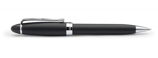 Шариковая ручка Aurora Ipsilon Satin, Black CT, в подарочной коробке