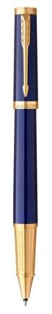 Ручка-роллер Parker "Ingenuity Blue GT" стержень: F, цвет чернил: black, в подарочной упаковке.