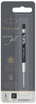 Cтержень гелевый Parker "Gel Ball Point", размер: F (тонкий), цвет: черный, в блистере.