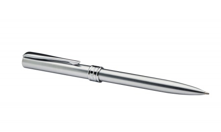 Шариковая ручка Aurora Magellano satin chrome CT, в подарочной коробке