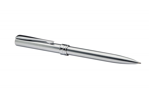 Шариковая ручка Aurora Magellano satin chrome CT, в подарочной коробке