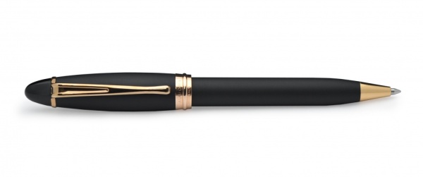 Шариковая ручка Aurora Ipsilon satin Black PGT, в подарочной коробке