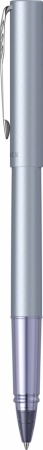 Ручка-роллер Parker Vector XL Silver Blue CT, цвет чернил black, стержень: F, в подарочной упаковке.
