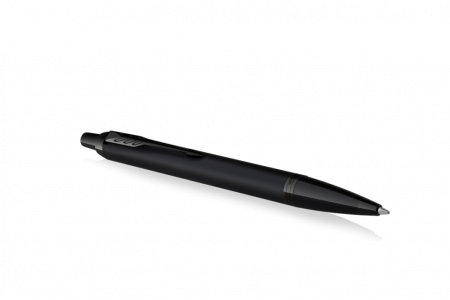 Шариковая ручка Parker IM Achromatic, Black BT, стержень: M, цвет чернил: blue, в подарочной упаковке.