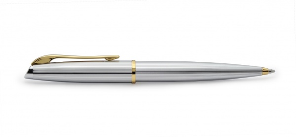 Шариковая ручка Aurora Style Metal satin chrome GT, в подарочной коробке