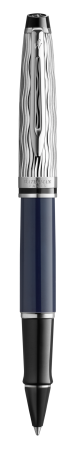 Ручка-роллер Waterman Expert22 SE deluxe Blue CT, цвет: Black, в подарочной упаковке
