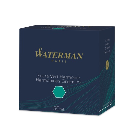 Флакон с чернилами Waterman для перьевой ручки, цвет: Green