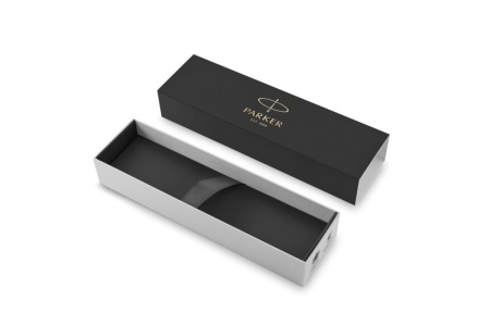 Шариковая ручка Parker IM Metal Core Brushed Metal GT, стержень: M, цвет чернил: blue, в подарочной упаковке.