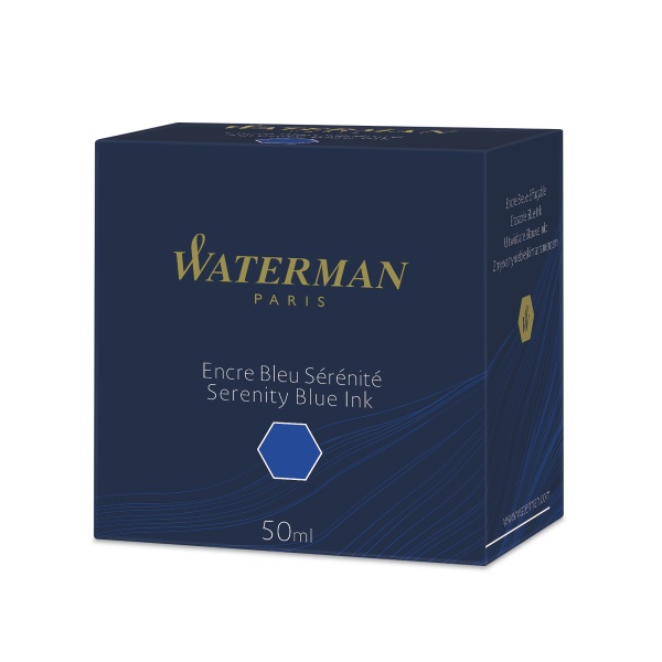 Флакон с чернилами Waterman для перьевой ручки, цвет: Blue