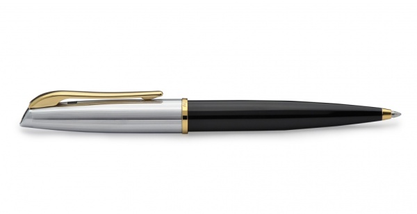 Шариковая ручка Aurora Style Black resin chrome GT, в подарочной коробке
