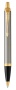 Шариковая ручка Parker IM Metal Core Brushed Metal GT, стержень: M, цвет чернил: blue, в подарочной упаковке.