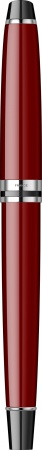 Ручка-роллер Waterman "Expert Dark Red Lacquer CT Black", стержень: Fblk