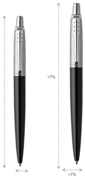Шариковая ручка Parker Jotter XL, Black CT, стержень: M