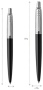 Шариковая ручка Parker Jotter XL, Green CT, стержень: M