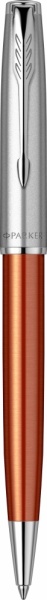 Шариковая ручка Parker Sonnet Essentials Orange SB Steel CT, цвет чернил black, стержень: M, в подарочной упаковке.