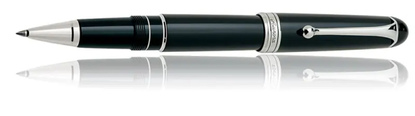 Ручка-роллер Aurora Ottantotto 88 Resina BIGG Black CT, в подарочной коробке