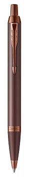 Шариковая ручка Parker IM Monochrome Brown, стержень:M, цвет чернил: blue, в подарочной упаковке.