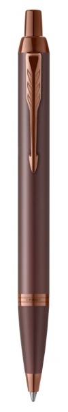 Шариковая ручка Parker IM Monochrome Brown, стержень:M, цвет чернил: blue, в подарочной упаковке.