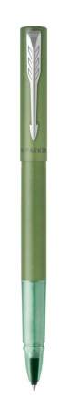 Ручка-роллер Parker Vector XL Green CT, цвет чернил black, стержень: F, в подарочной упаковке.