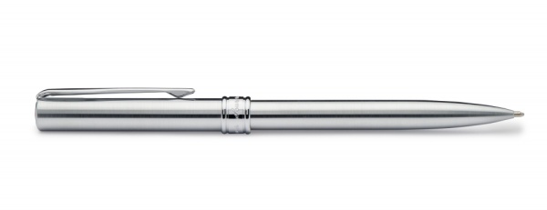 Шариковая ручка Aurora Magellano satin chrome CT, в подарочной коробке