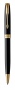 Шариковая ручка Parker Sonnet , Lacquer Deep Black GT, стержень: M, цвет чернил: black , в подарочной упаковке