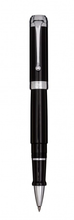Ручка Роллер AuroraTalentum Resina black CT, в подарочной коробке