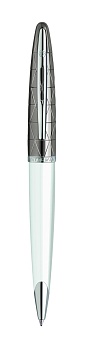 Шариковая ручка Waterman Carene, цвет: Contemporary white ST, стержень: Mblue