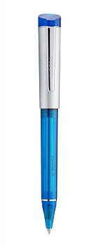 Шариковая ручка Aurora Kappa Blue satin chrome CT, в подарочной коробке