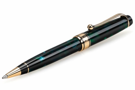Шариковая ручка Aurora Optima Auroloide Stilografica GT стержень: M, цвет чернил: blue, в подарочной коробке
