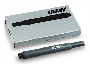 Картриджи для перьевой ручки Lamy T10, Черный, 5 шт.