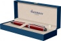 Ручка-роллер Waterman "Expert Dark Red Lacquer CT Black", стержень: Fblk