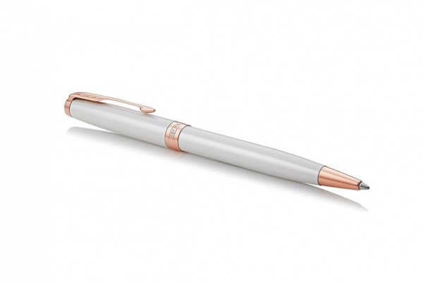 Шариковая ручка Parker Sonnet , Pearl White Lacquer PGT