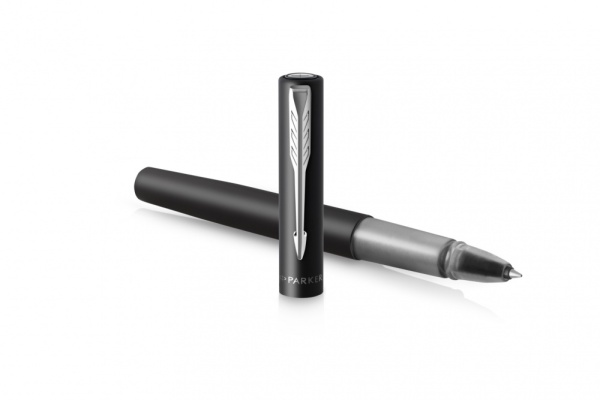 Ручка-роллер Parker Vector XL Black CT, стержень: F, цвет чернил:black, в подарочной упаковке